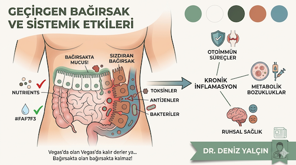 Bağırsak Bariyeri 2: Leaky Gut- Sızdıran Bağırsak Nedenleri ve Sağlık Üzerine Etkileri